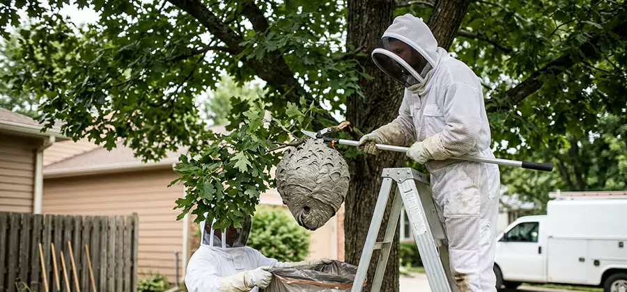 Wasp Nest in Tree Removal Estero